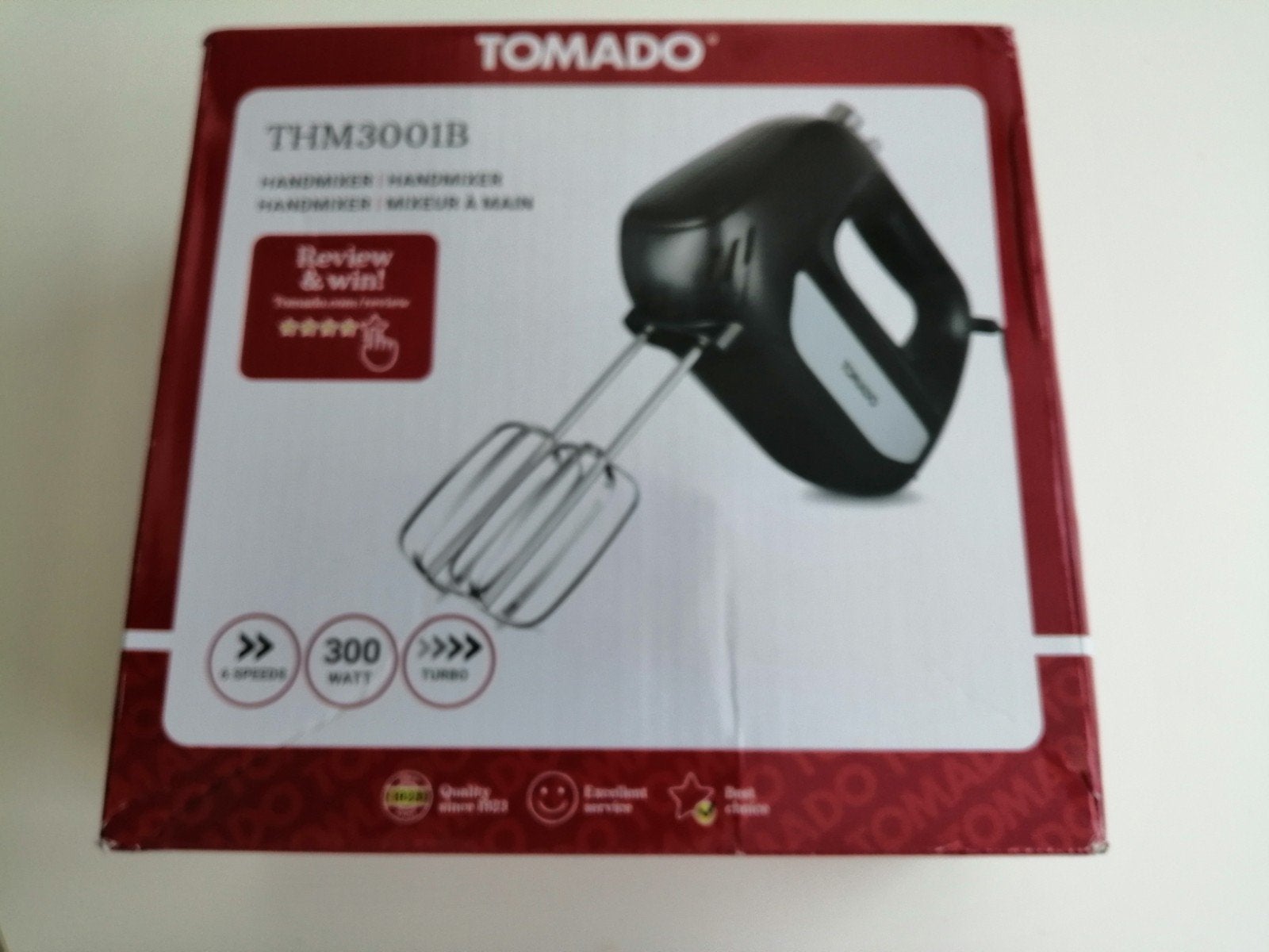 Handmixer Tomado, nieuwstaat, Elektronische apparatuur, Ophalen