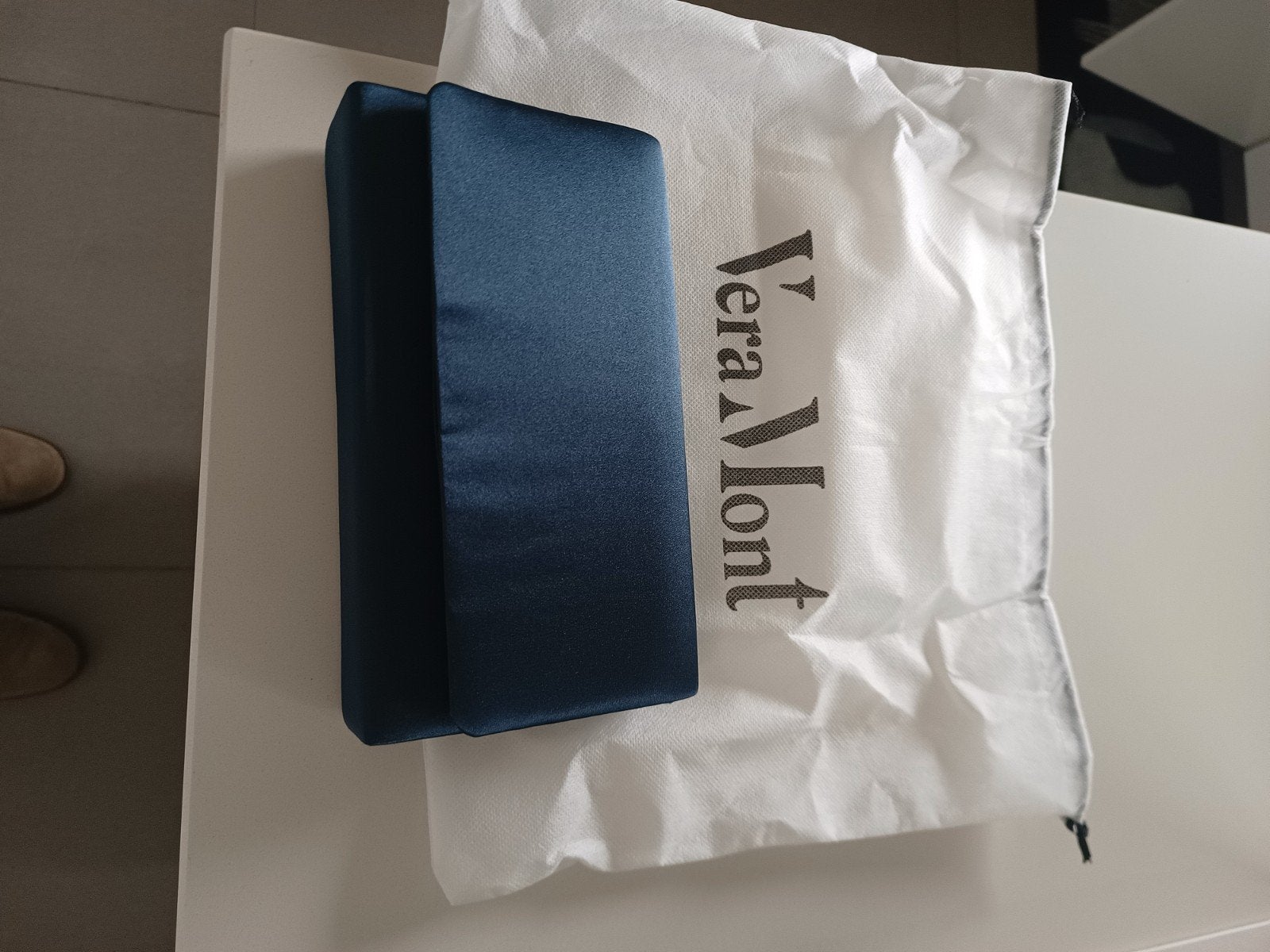 kleine handtas, Handtassen en Accessoires, Ophalen, Zo goed als nieuw, Blauw, Avondtasje