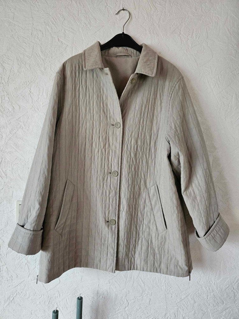 Veste mi saison DAMART taille 44/46, Enlèvement ou Envoi, Porté, Taille 42/44 (L), Vert