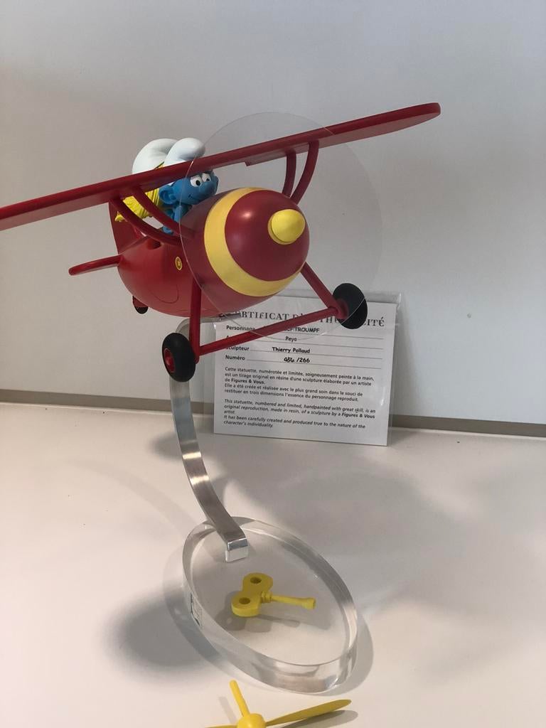 De Aeroschtroumpf-figuren en jij, Verzamelen, Stripfiguren, Zo goed als nieuw, Kuifje, Ophalen of Verzenden