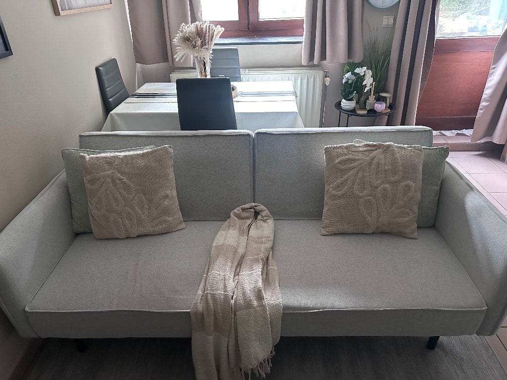 Canapé convertible HOMCOM 3 places, Maison & Meubles, Trois personnes, Moins de 75 cm, 200 à 250 cm, Banc droit