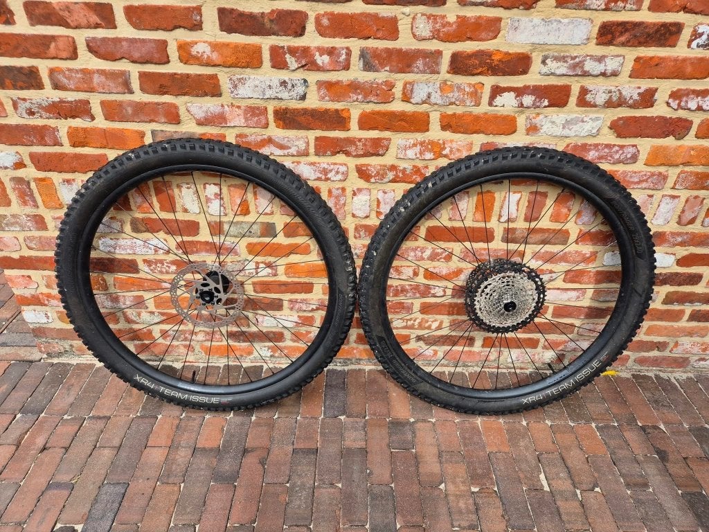 Wielset mtb, Fietsen en Brommers, Fietsonderdelen, Gebruikt, Bontrager, Aluminium, Mountainbike