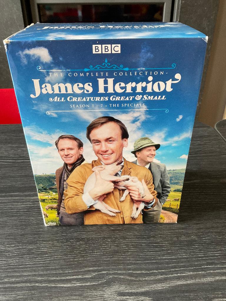 DVD BBC James Herriot All creatures great & small 1-7 serie, Ophalen of Verzenden, Gebruikt, Boxset