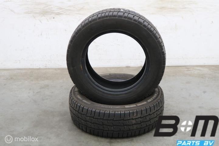 2 x 2056516 107T Michelin Agilis Alpin 8mm 205 65 16, Gebruikt, 16 inch, Band(en), Personenwagen