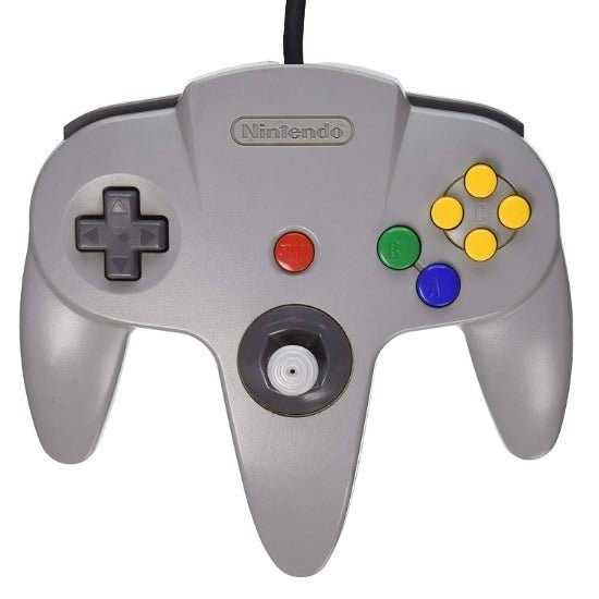Nintendo 64 controller grijs origineel, Games en Spelcomputers, Ophalen of Verzenden, Zo goed als nieuw, Nintendo 64, Overige controllers