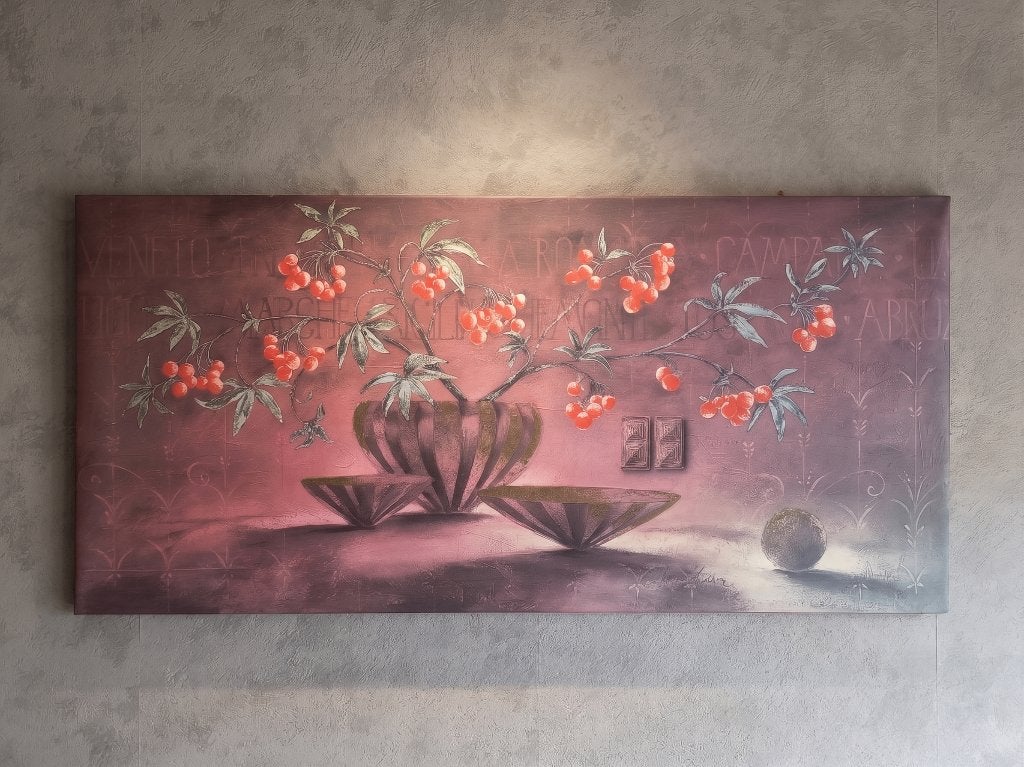 Decoratief canvasdoek 55x115cm, Huis en Inrichting, Woonaccessoires | Wanddecoraties, Ophalen, 115 cm, Meerkleurig, Textiel