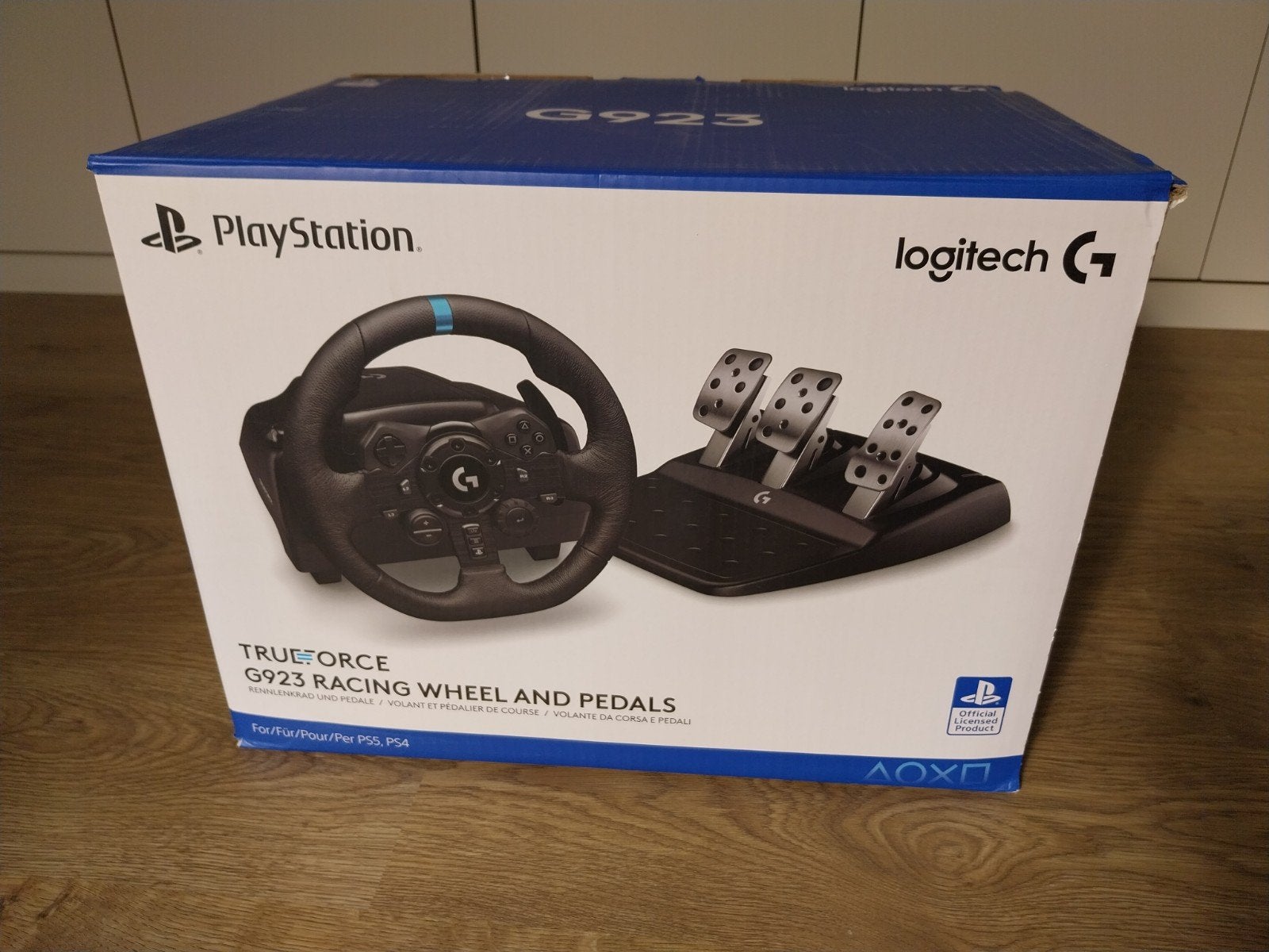Volant et pédales G923 Racing - Trueforce - Playstation, Enlèvement, Comme neuf