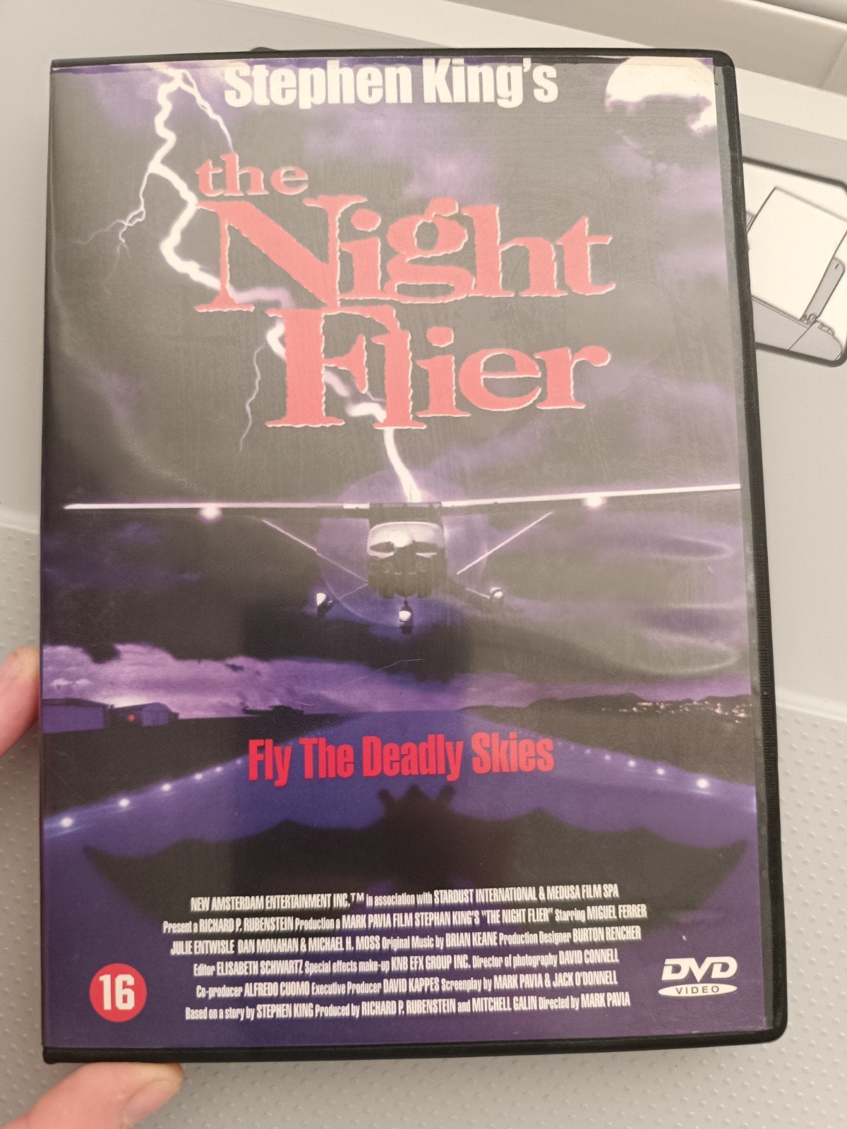 Dvd The Night Flier, Cd's en Dvd's, Dvd's | Horror, Vanaf 16 jaar, Nederlands, Ophalen of Verzenden, Bovennatuurlijk