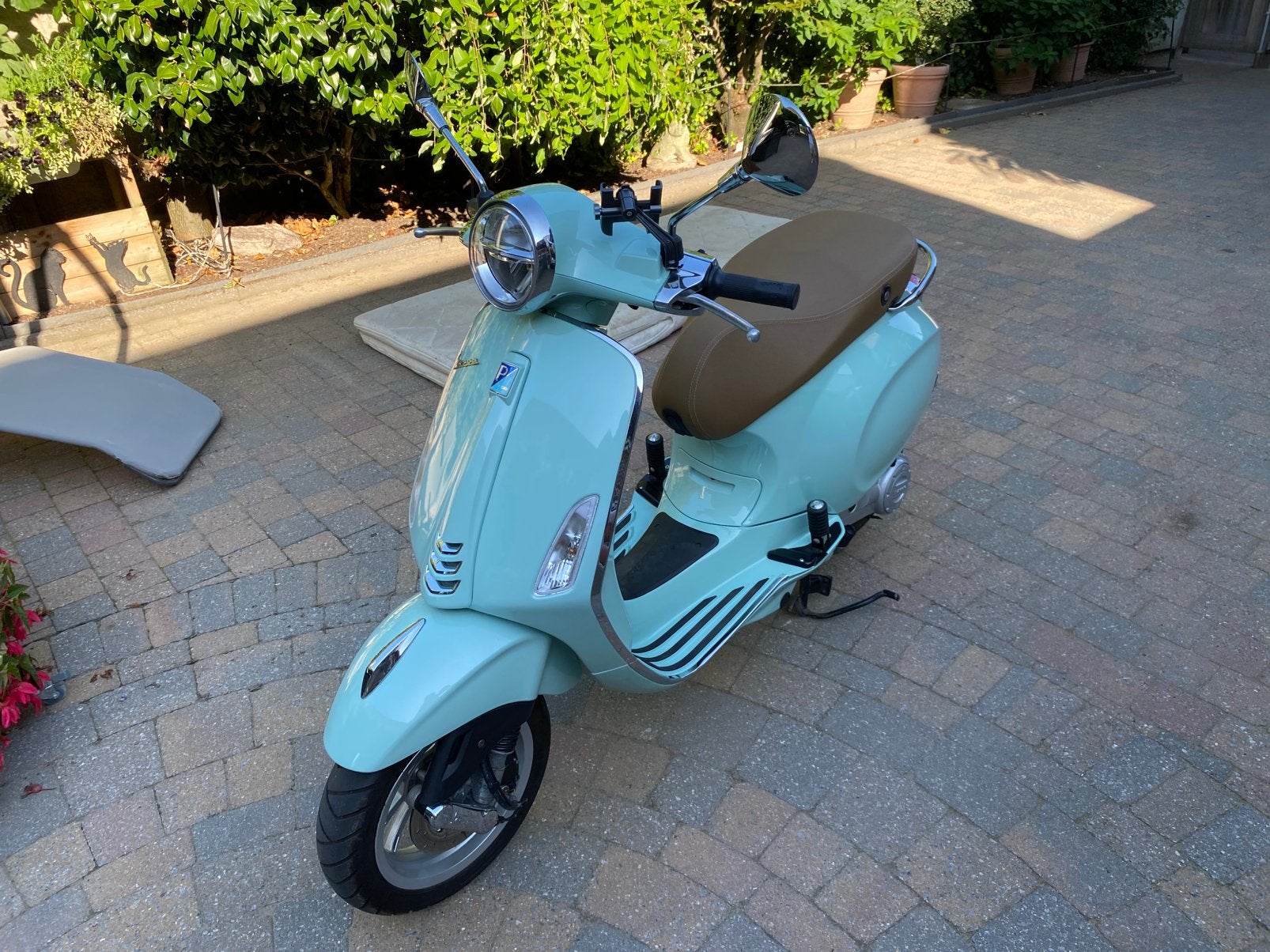 Vespa Primavera 50CC - Groen, Fietsen en Brommers, Ophalen, Zo goed als nieuw