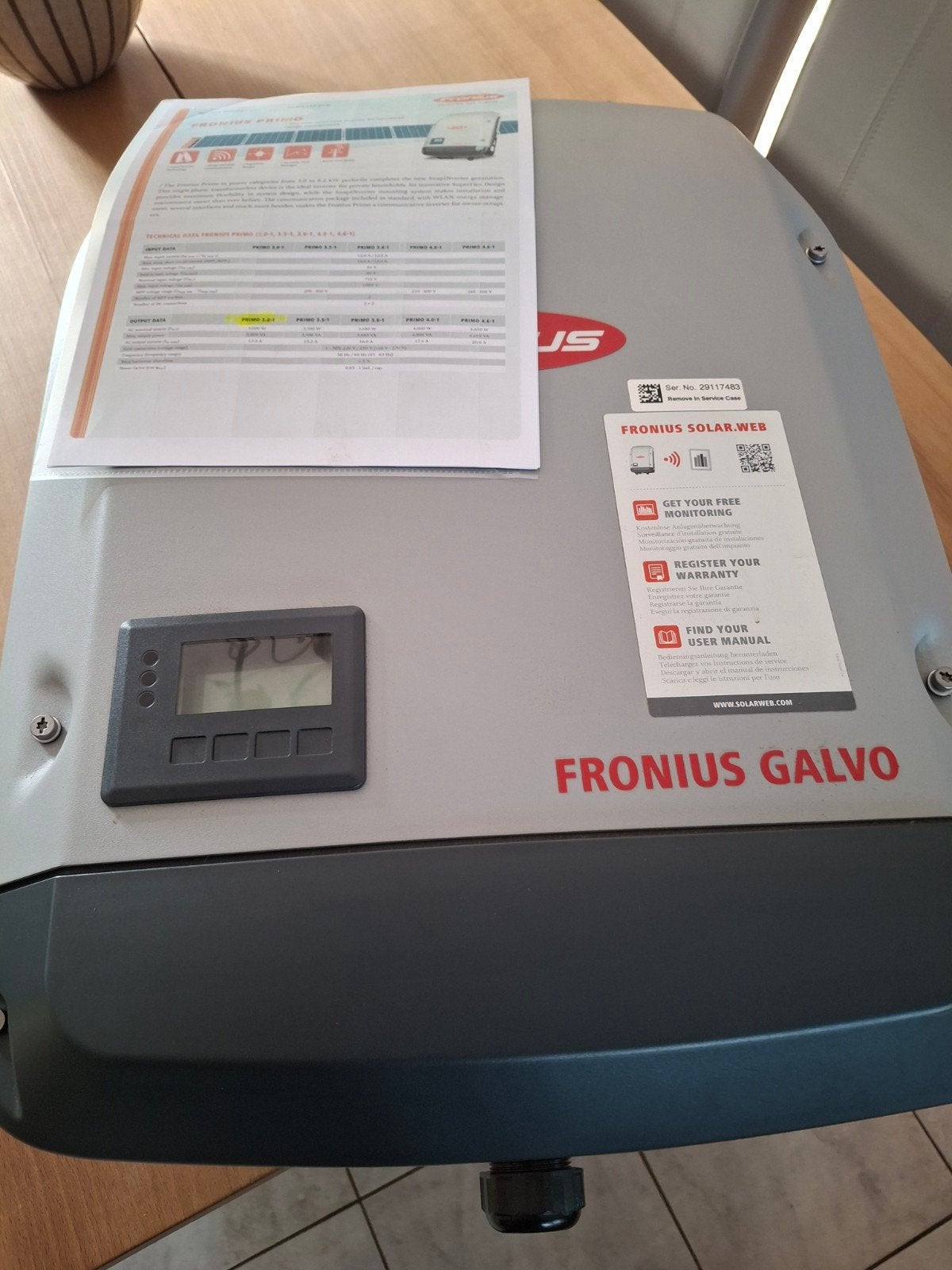 omvormer fronius galvo, Doe-het-zelf en Bouw, Ophalen, Gebruikt, Overige typen