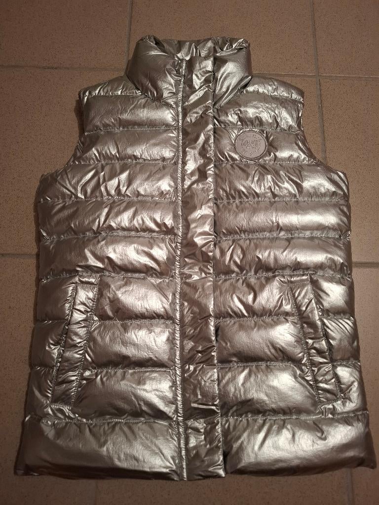 Doudoune sans manche Club Med 45 argenté alu Taille 133-142, Neuf, Enlèvement ou Envoi, Pull ou Veste, CLUB MED