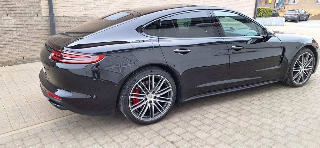 Porsche panemera full option, Auto's, Porsche, Automaat, Zwart, Leder, Bruin