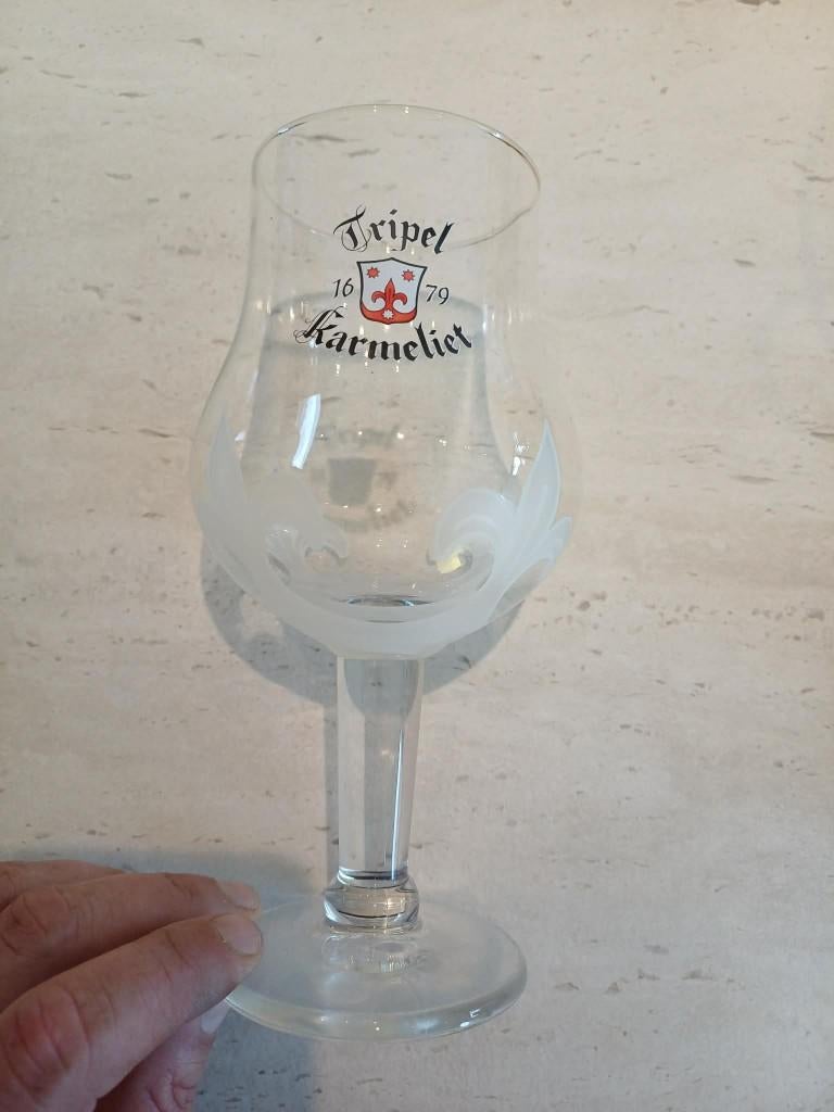 Tripel Karmeliet bierglas, Enlèvement, Comme neuf, Verre à bière