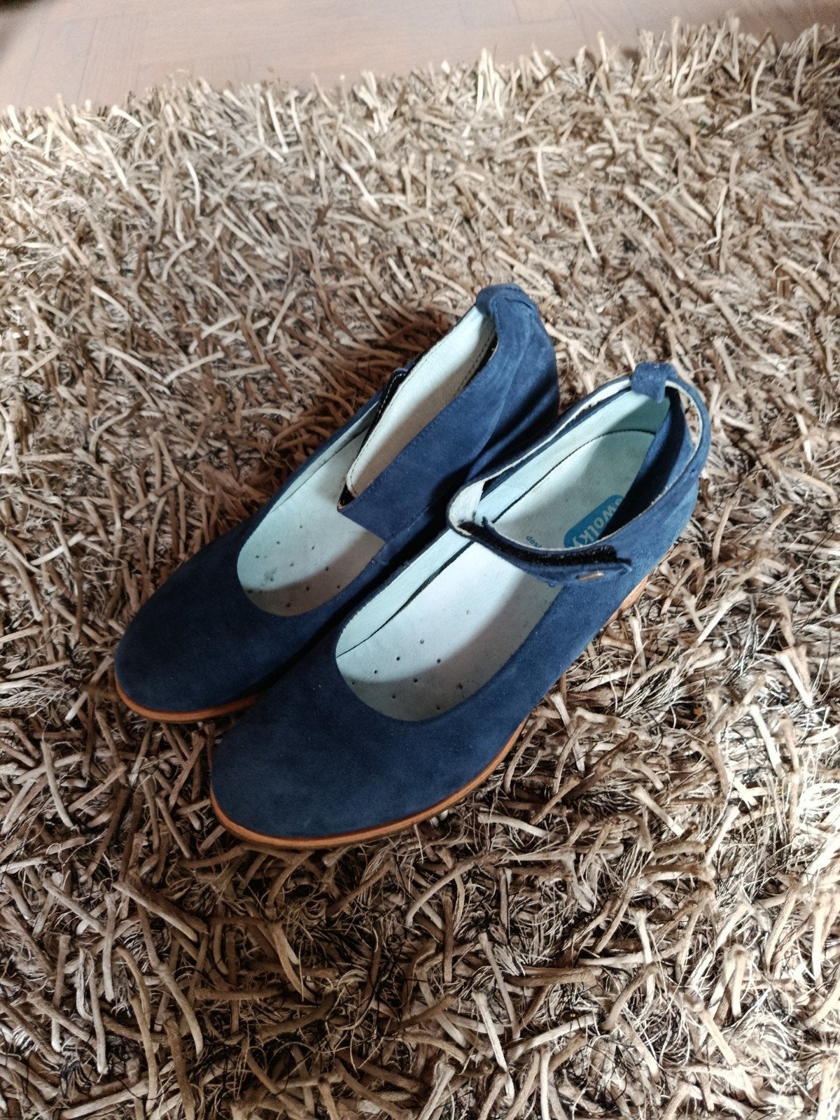 Wolky zomer schoenen maat 38, Wolky, Ophalen, Blauw, Ballerina's