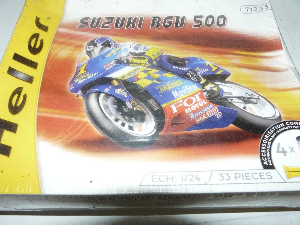 SUZUKI RGV 500 1/24 HELLER, Hobby & Loisirs créatifs, Modélisme | Voitures & Véhicules, Neuf, Plus grand que 1:32, Autres types