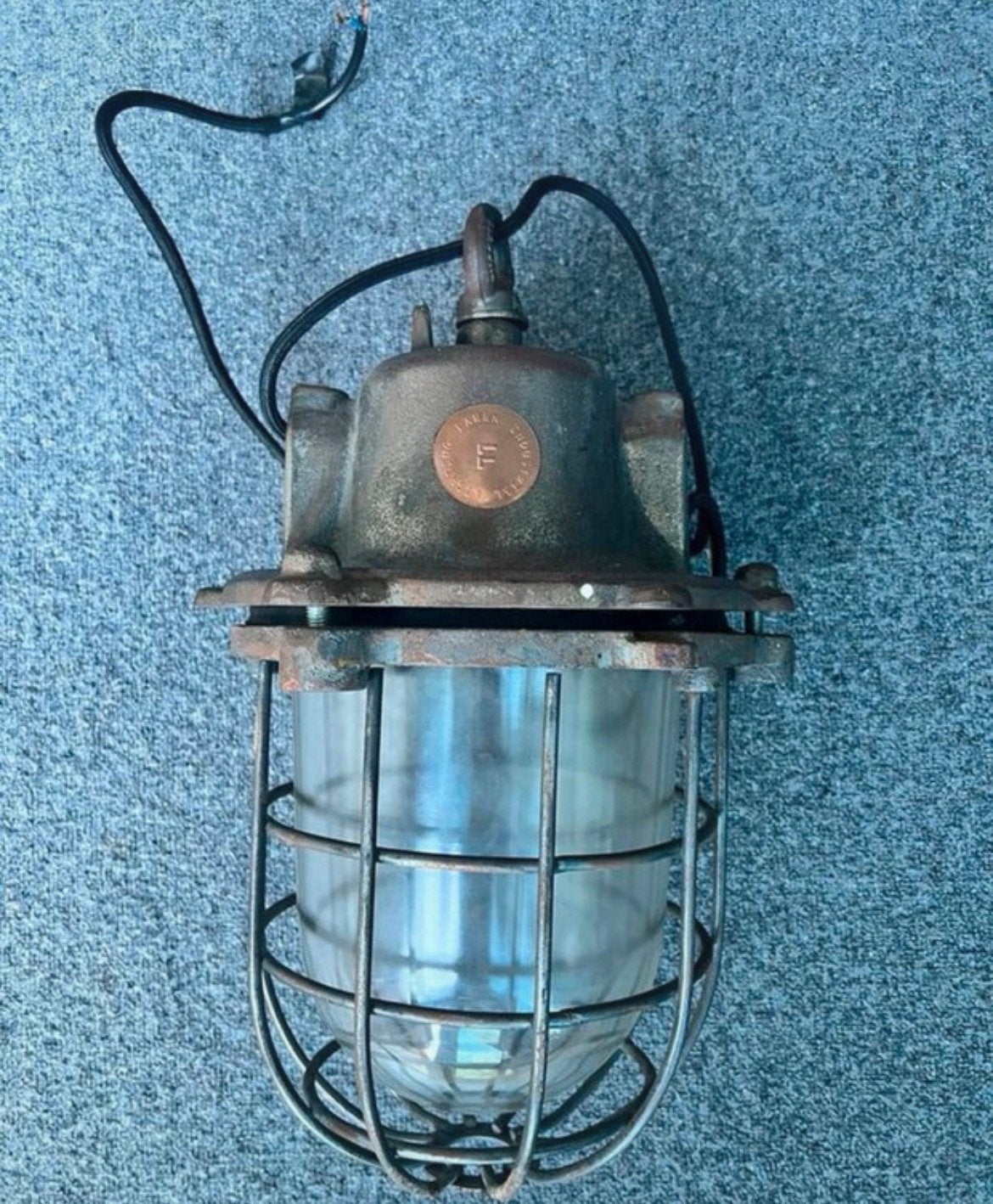 Faren Industrial lamp, Antiek en Kunst, Ophalen