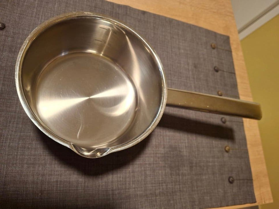 Villeroy& Boch Vivo steelpannetje 1 liter, Huis en Inrichting, Kookpan of Snelkookpan, Inox, Ophalen of Verzenden, Zo goed als nieuw