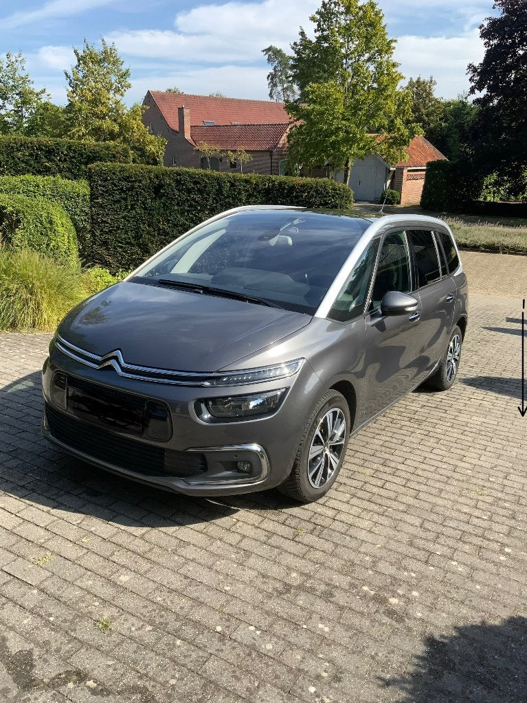 Citroën Grand C4 Picasso 7 places 2.0 HDI 114gr deCO2 Euro6b, Autos, Citroën, Cuir, Argent ou Gris, Achat, 7 places