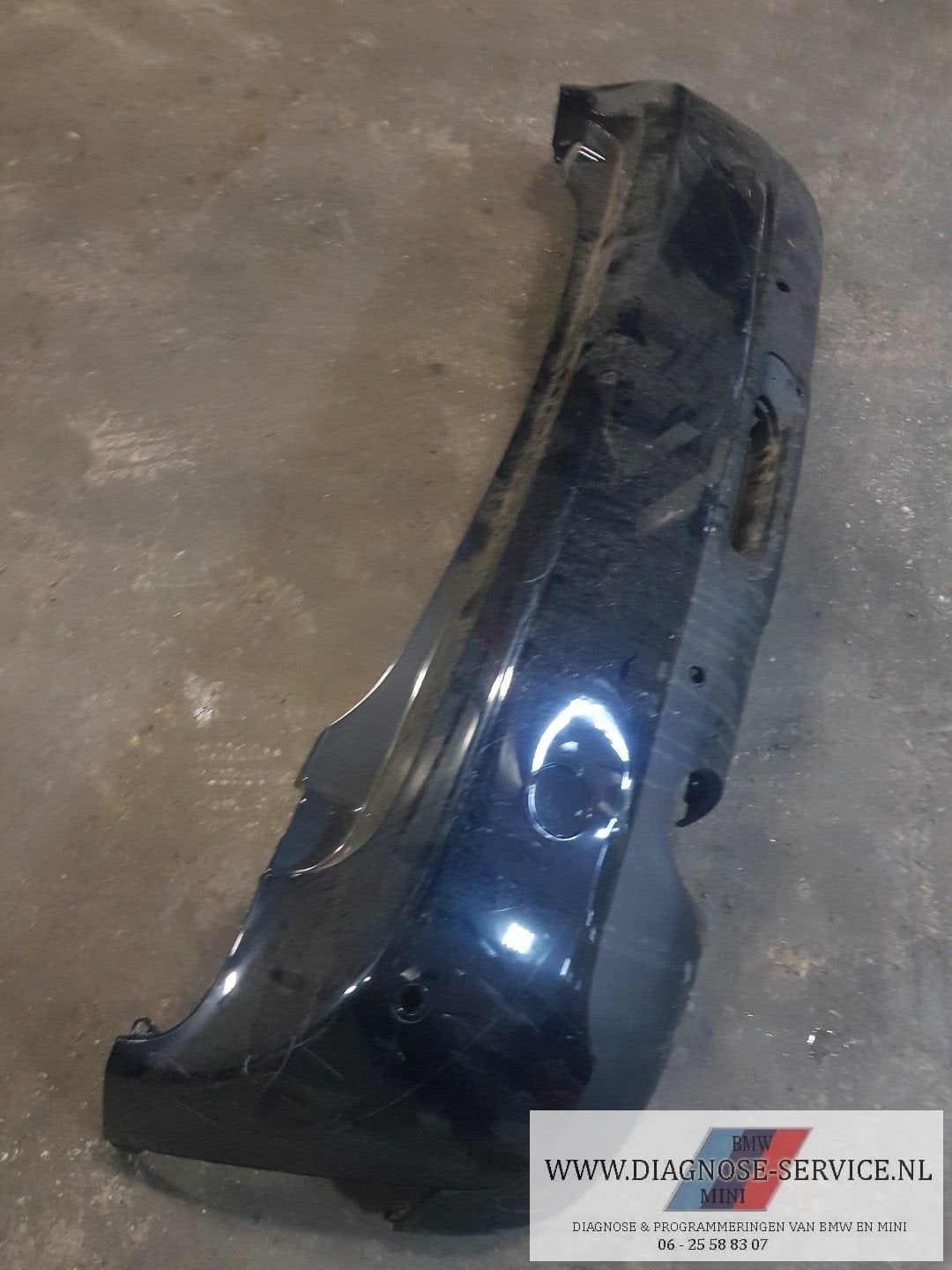 Mini F55 achterbumper met onder lijst voor PDC, Arrière, -, Enlèvement, -