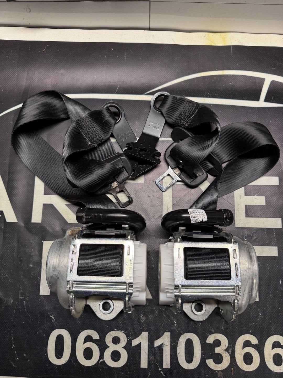 Volkswagen Arteon 3H Gordels L+R Achter 3G8857805 3G8857806, Gebruikt, -, Volkswagen, -