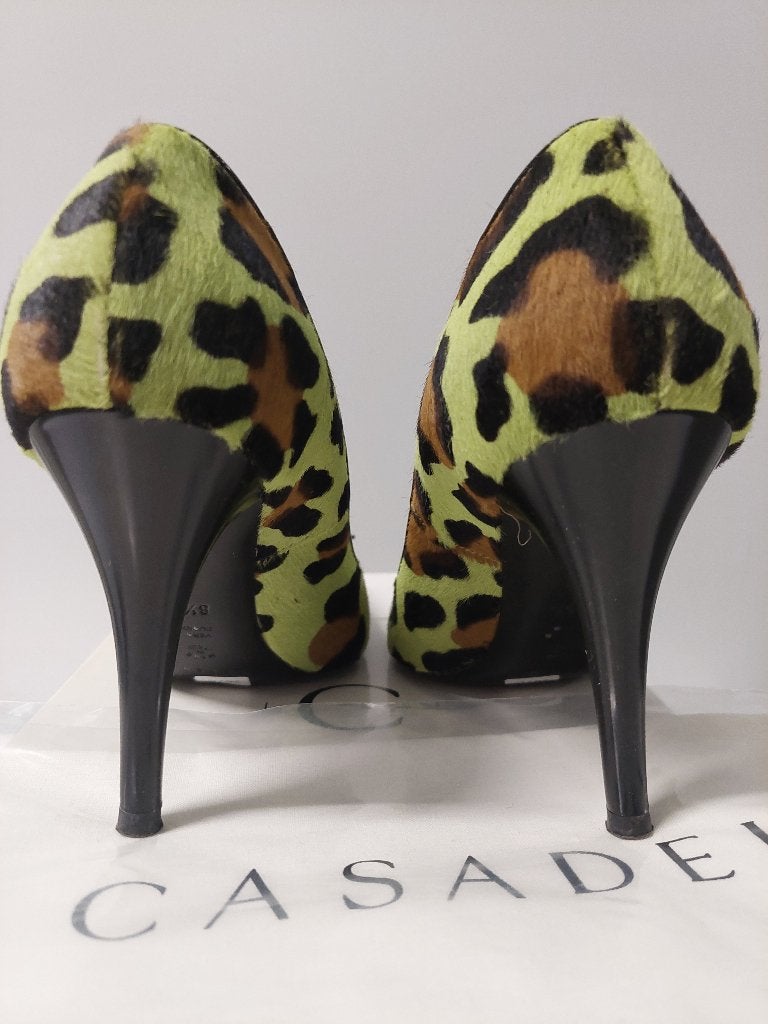 387C* Casadei - sexy limoenpumps (38.5), Pumps, Overige kleuren, Verzenden, Gedragen