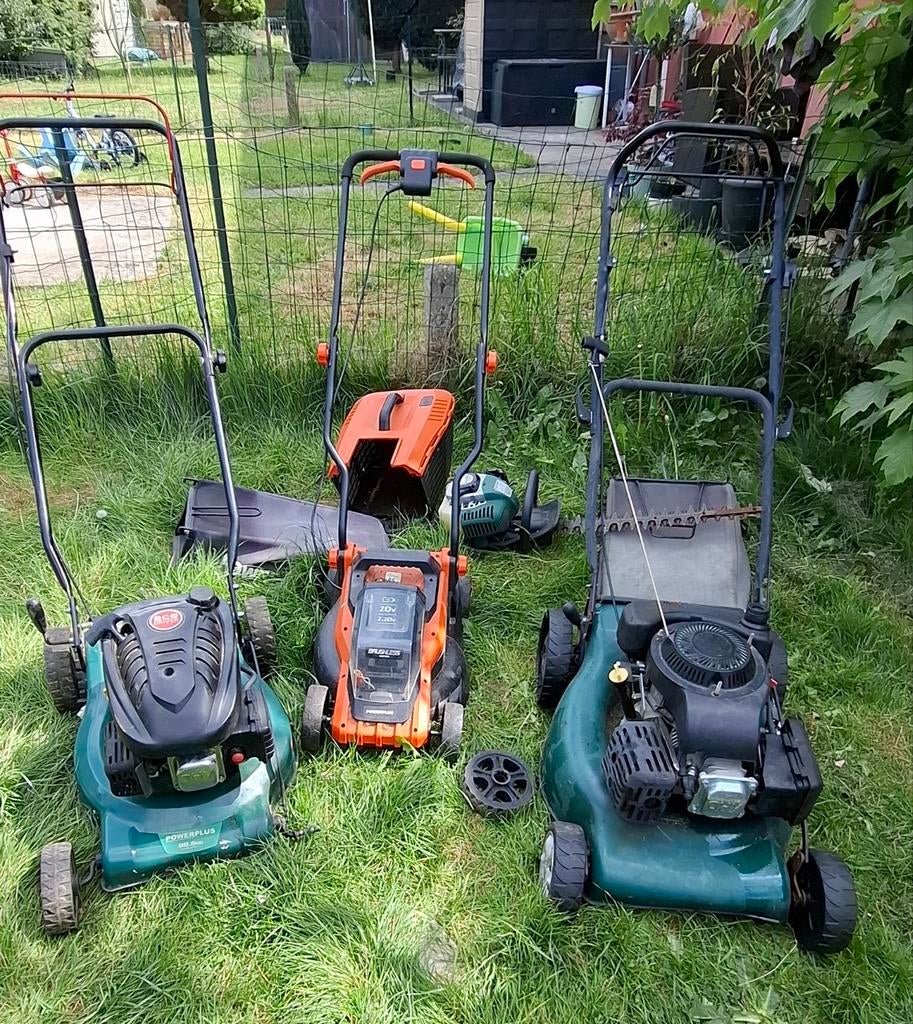 Lot tondeuses et taille haie (a reparer ou pour pièces), Jardin & Terrasse, Enlèvement