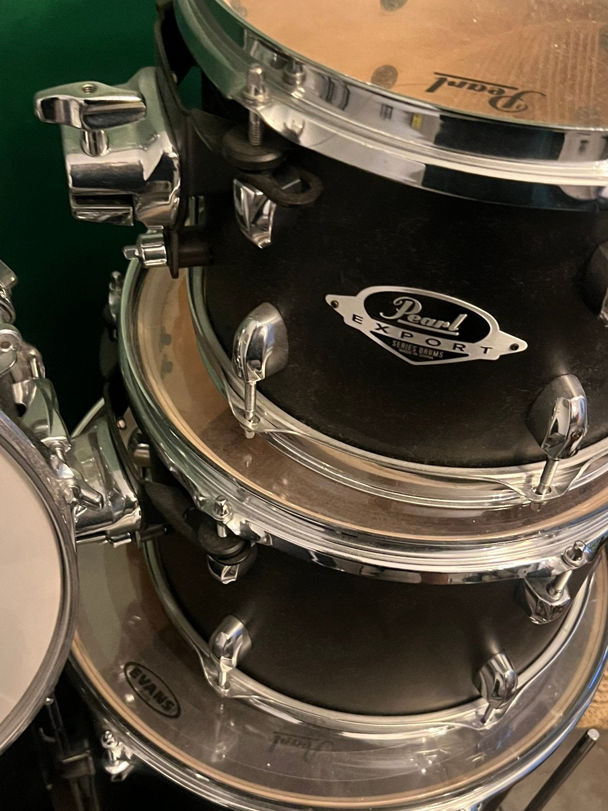 Pearl Export zwarte batterij, Muziek en Instrumenten, Ophalen, Zo goed als nieuw, Pearl