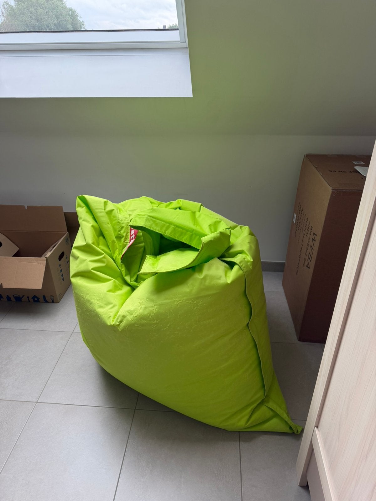 Grote zitzak, Huis en Inrichting, Zitzakken, Ophalen, Zo goed als nieuw, Zitzak