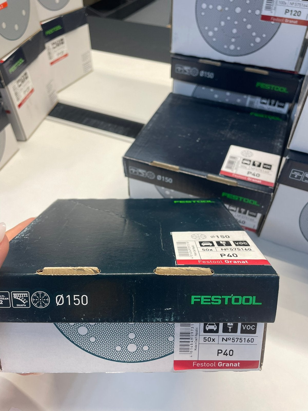 Pakket festool (3), Ophalen, Nieuw