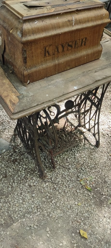 A DONNER KAYSER ancienne machine a coudre VINTAGE, Enlèvement
