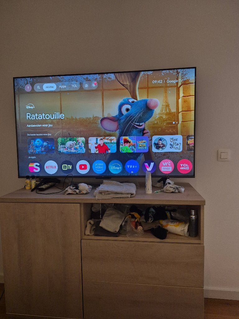 TCL 55T8C 55 inch 4K QLED 144Hz TV, Audio, Tv en Foto, Televisies, Overige merken, QLED, Ophalen of Verzenden, Zo goed als nieuw