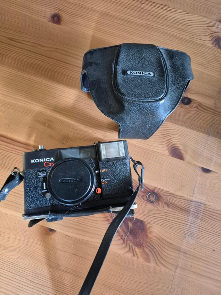 oude camera, Ophalen