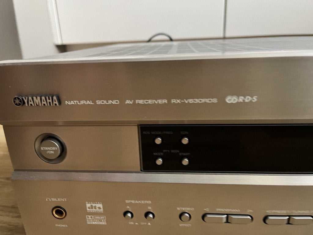 Tuner/versterker met home cinema boxen, Yamaha, 60 à 120 watts, Enlèvement, Utilisé