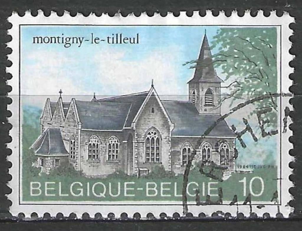 Belgique 1984 - Yvert/OBP 2140 - Tourisme - Montigny (ST), Envoi, Affranchi, Oblitéré