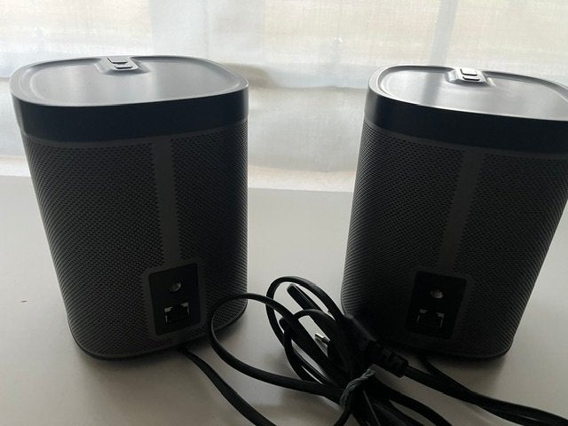 sonos play one, Stereo speakers, Zo goed als nieuw, Sonos, Inclusief kabels