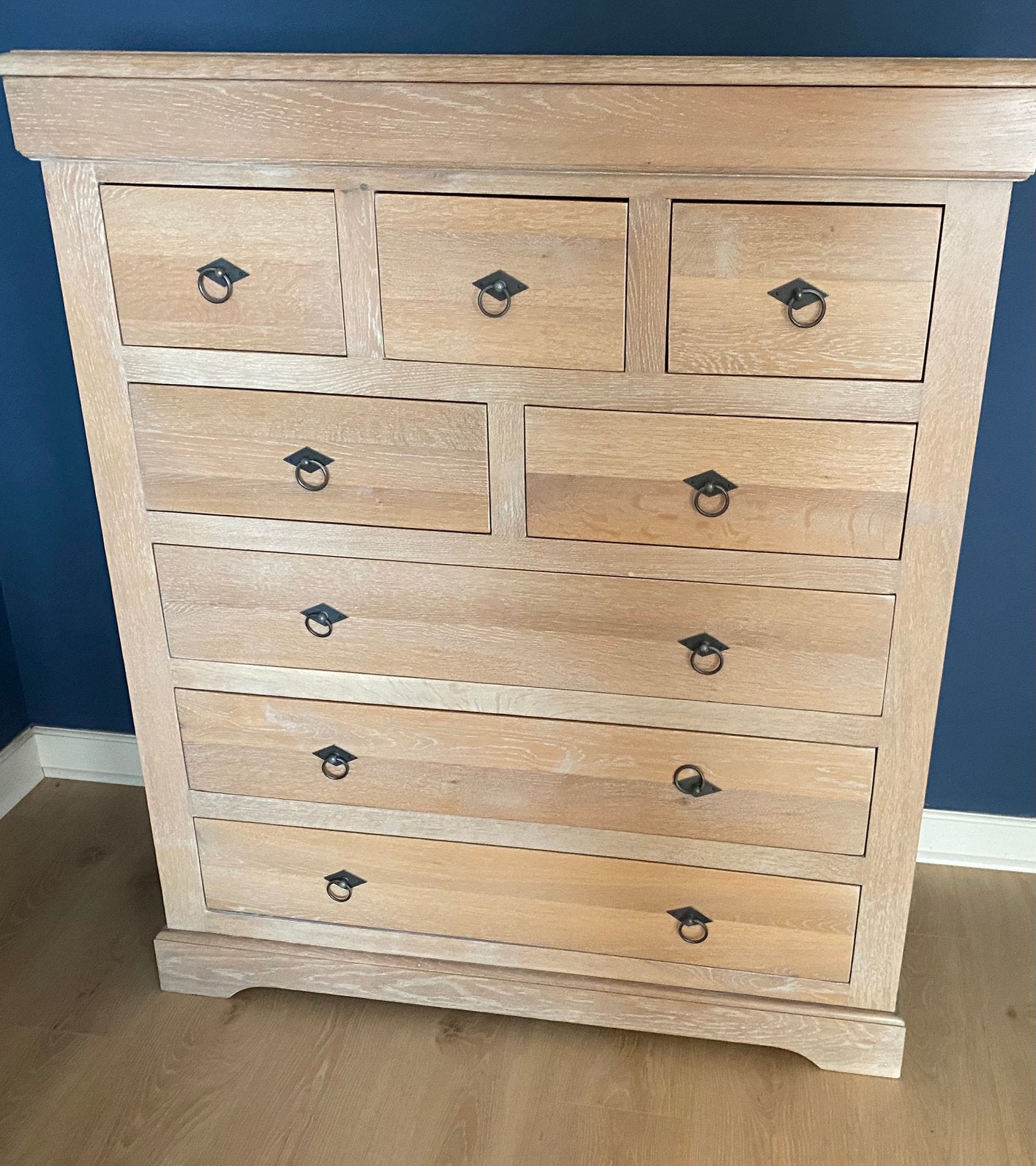 Meuble buffet et armoire haute en chêne, Enlèvement, Comme neuf
