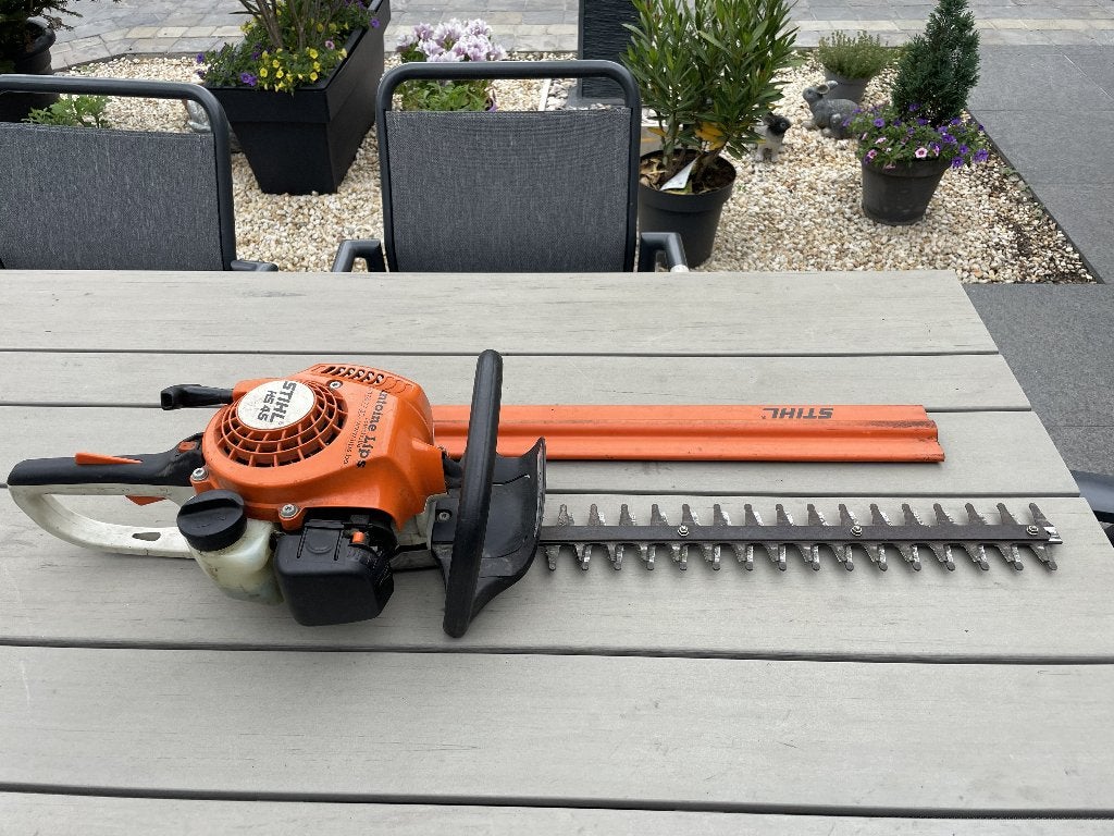 stihl benzine heggenschaar 50 cm, Jardin & Terrasse, Taille-haies, Enlèvement, Utilisé, Essence, Stihl