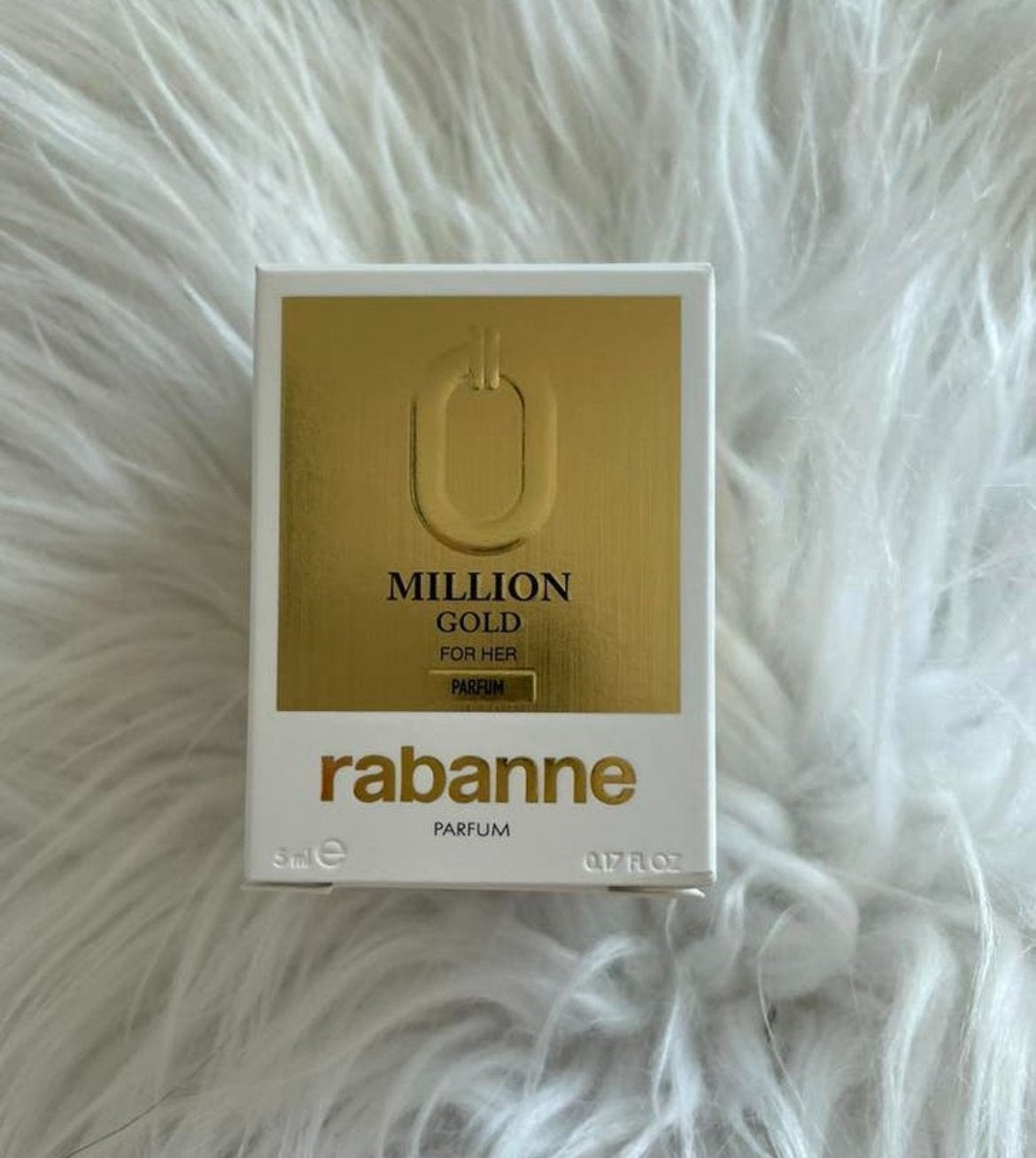 Paco Rabanne Lady Million gold parfum 5ml Miniatuur, Ophalen of Verzenden, Nieuw