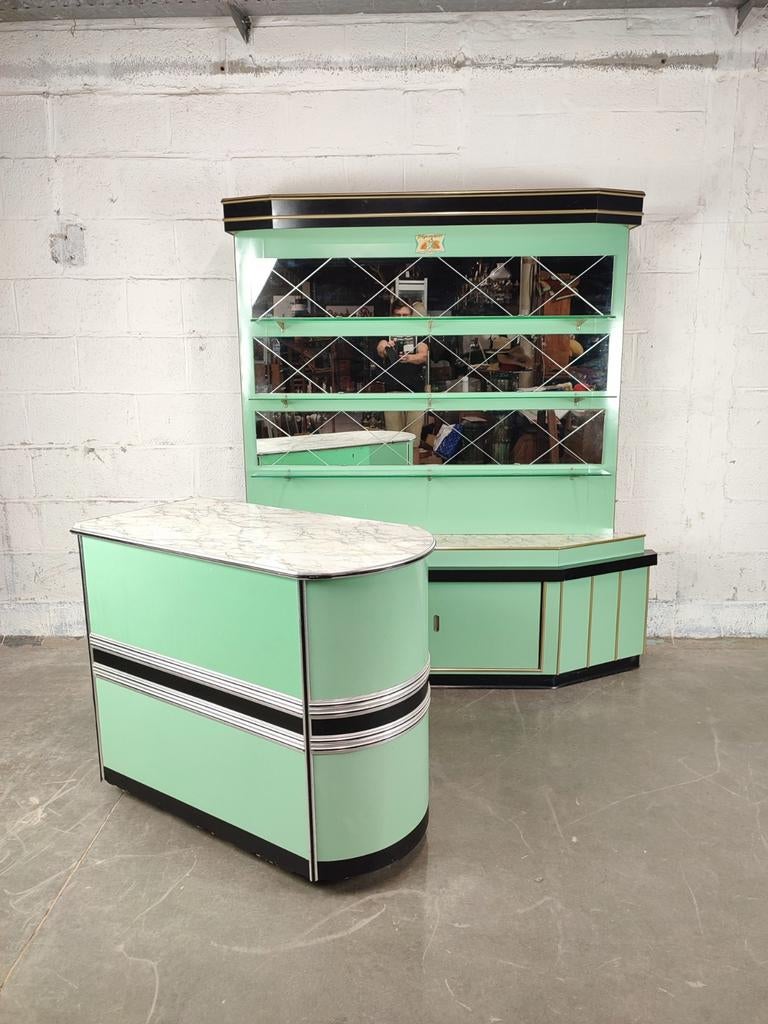Unieke vintage 1960's winkel inrichting, Antiquités & Art, Antiquités | Bureau & Affaires, Enlèvement