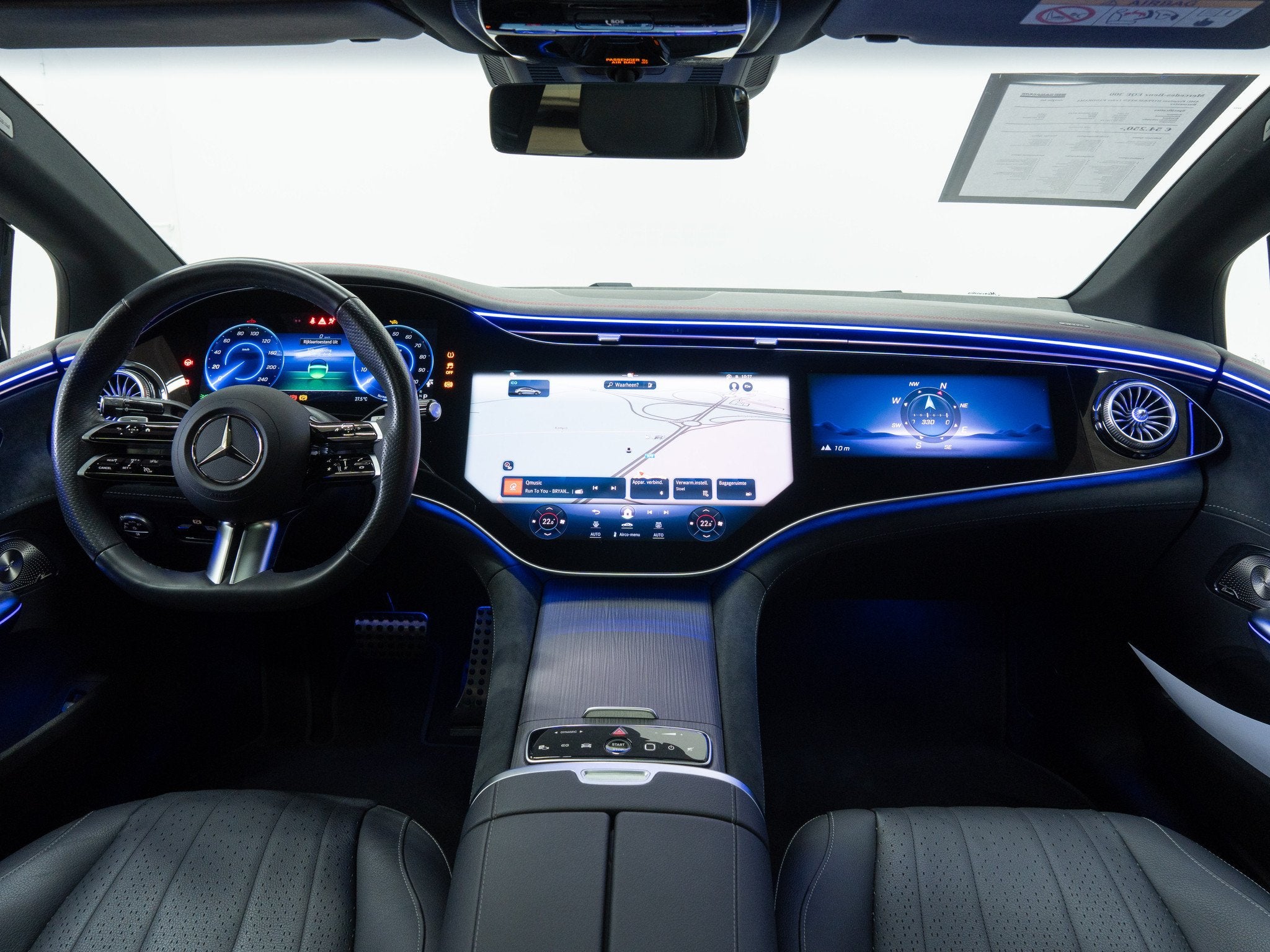 Mercedes-Benz EQE 300 AMG Premium HYPERSCREEN Leder PANORAMA, Autos, Cuir, Achat, 4 portes, Entreprise