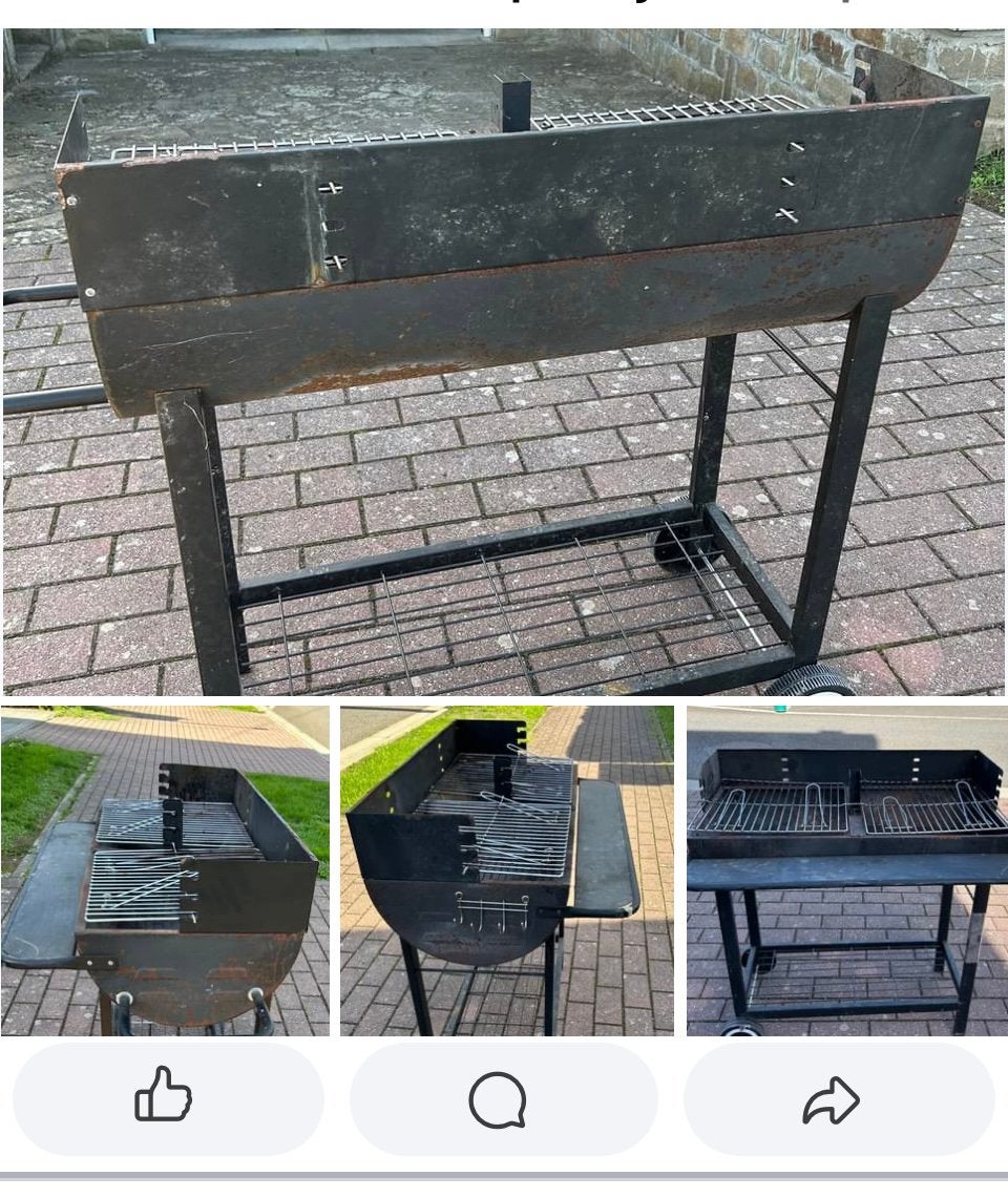 Barbecue met dubbele kookfunctie, Ophalen, Zo goed als nieuw