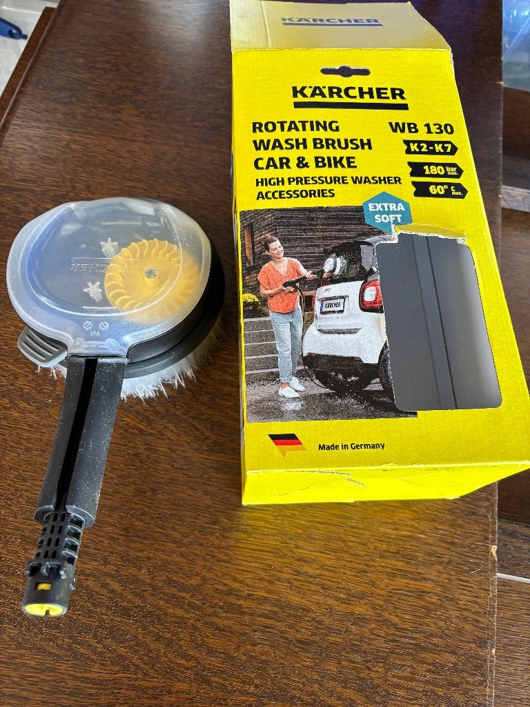 Karcher wasborstel (auto en fiets), Tuin en Terras, Ophalen, Zo goed als nieuw, Kärcher