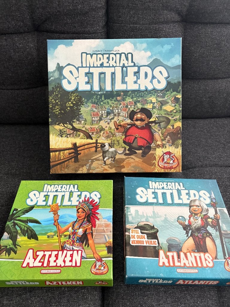 Imperial Settlers + uitbreidingen, Trois ou quatre joueurs, Enlèvement ou Envoi, Comme neuf