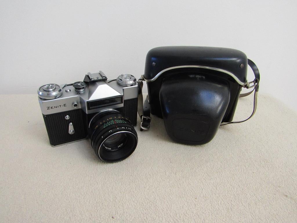 Zenit - E spiegelreflexcamera - Helios lens, Enlèvement ou Envoi, Utilisé, Reflex miroir, Autres Marques