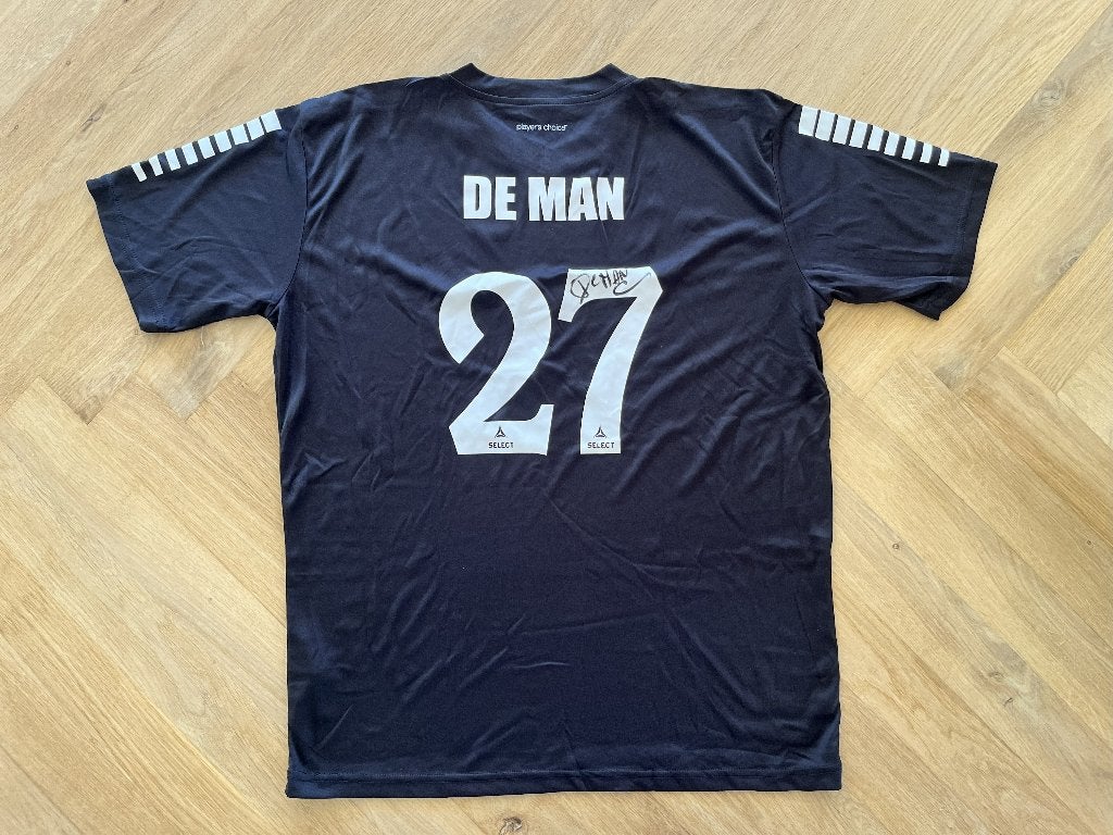 Match-worn shirt Preben De Man LMV galamatch - gesigneerd, Sport en Fitness, Maat M, Ophalen, Zo goed als nieuw, Shirt