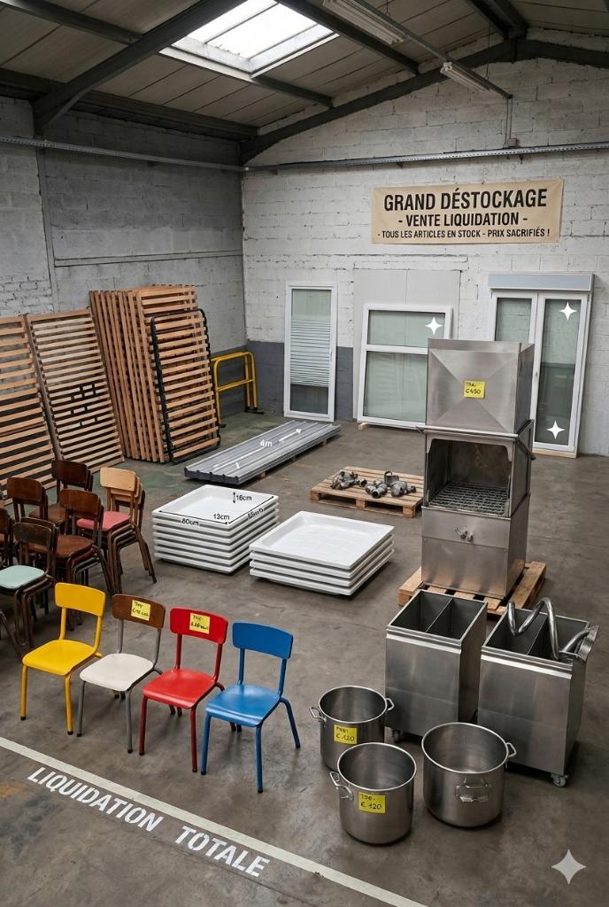 DESTOCKAGE – MATÉRIEL ET ÉQUIPEMENTS À PRIX RÉDUITS, Diversen, Overige Diversen, Nieuw, Ophalen of Verzenden