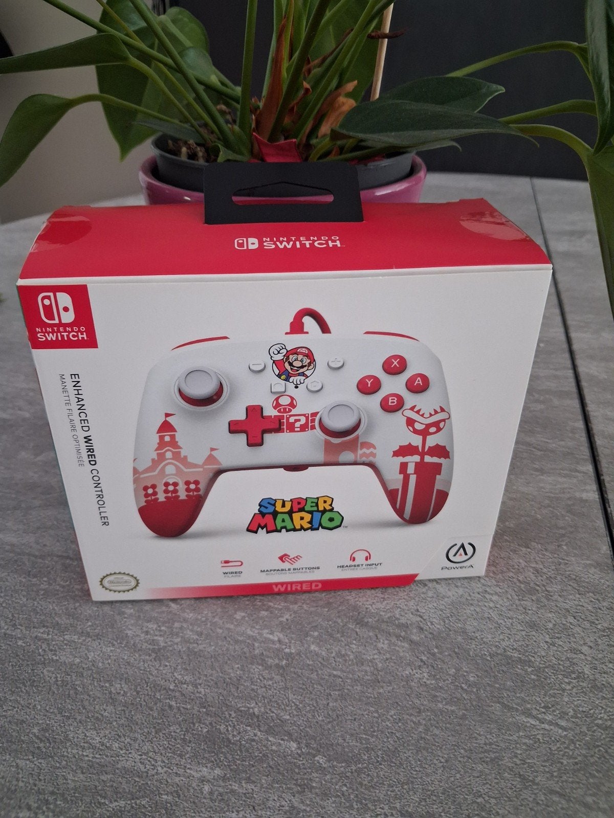 PowerA Nintendo Controller Mario Red, Ophalen of Verzenden