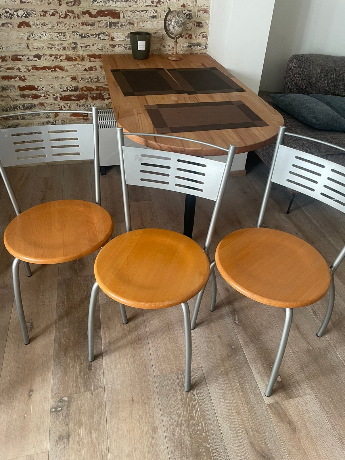 3 eetstoelen te koop, Enlèvement, Utilisé