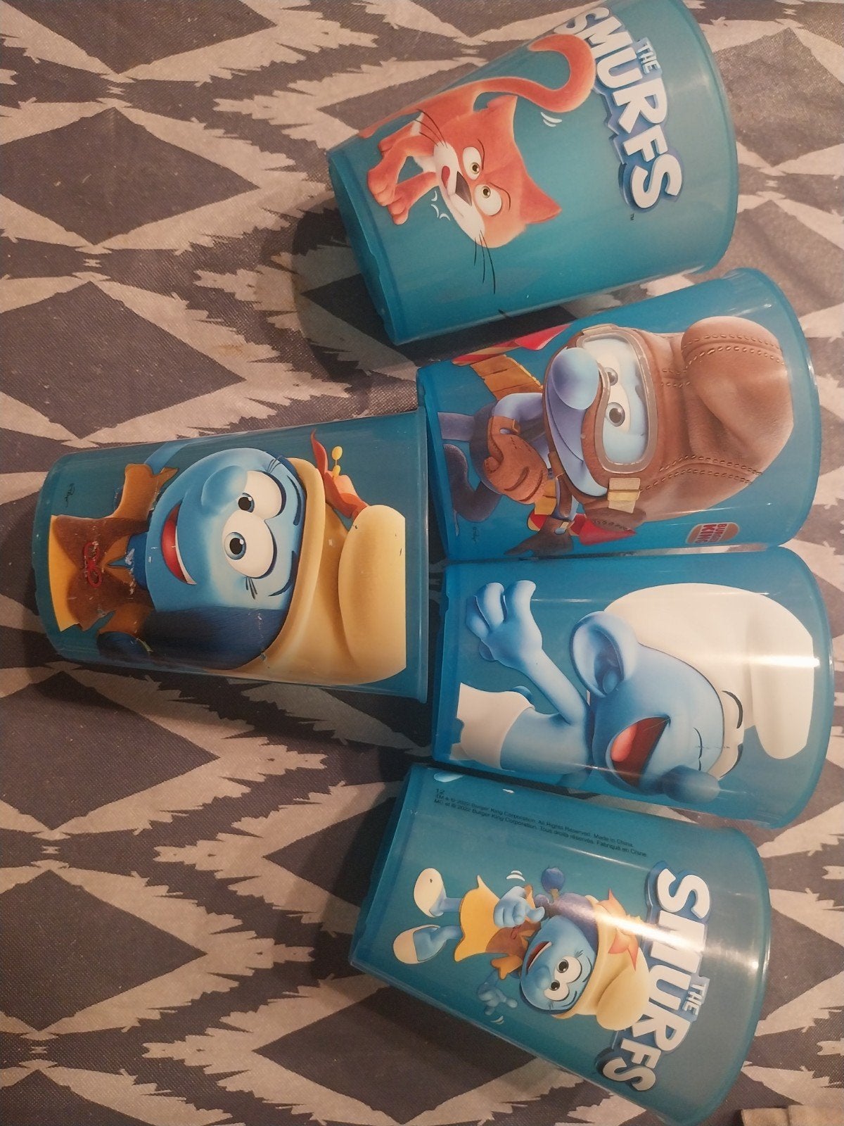 smurfen bekers, Verzamelen, Ophalen of Verzenden