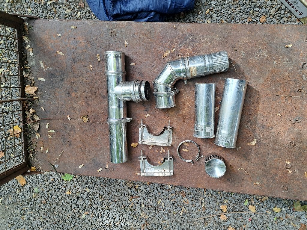 Accessoires de tubage pour poele à pellets, Enlèvement, Utilisé, Autres carburants, Encastré